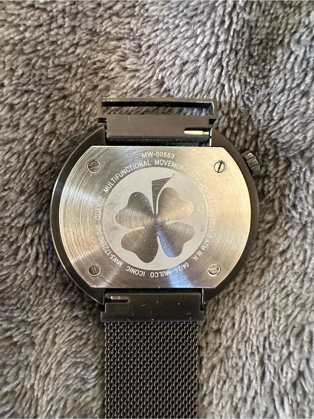 Mulco Blue Dial Watch with stainless Bracelet